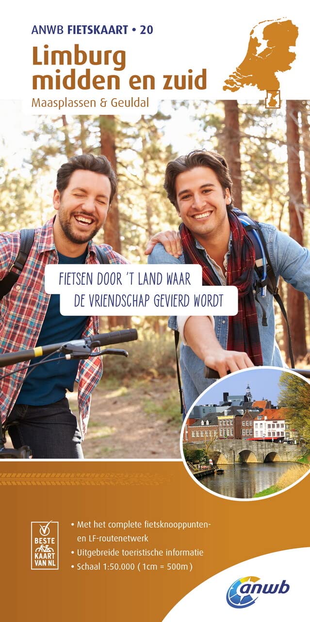 Radwanderkarte 20 Limburg midden en zuid, Maasplasssen & Geuldal 1:50000 Leisure, Home & Garden