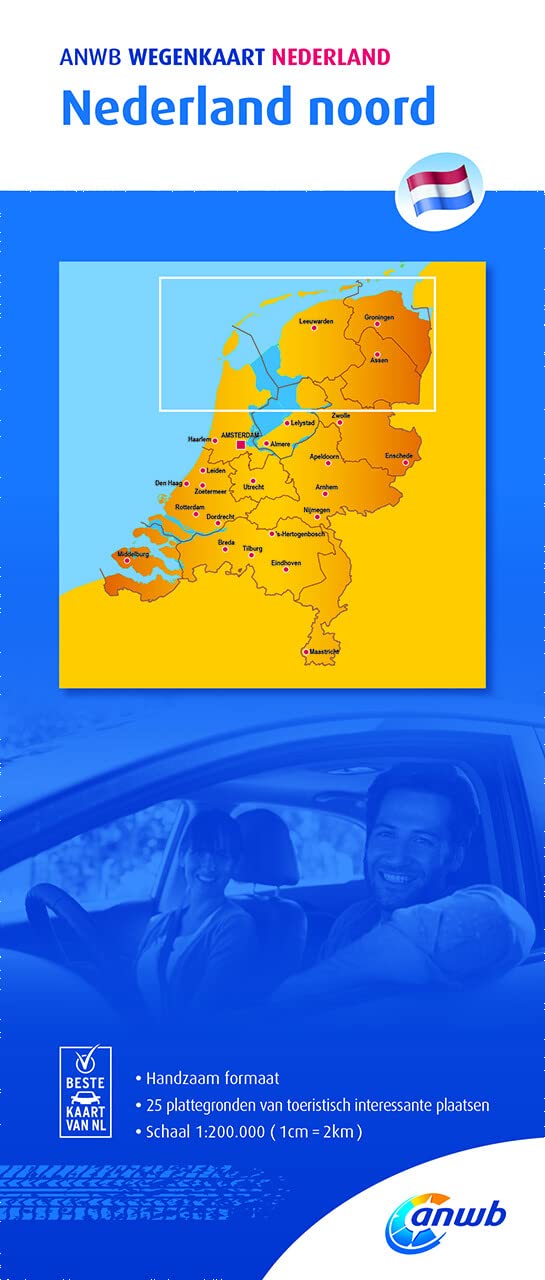 Straßenkarte Nord Nederland 1:200 000 book