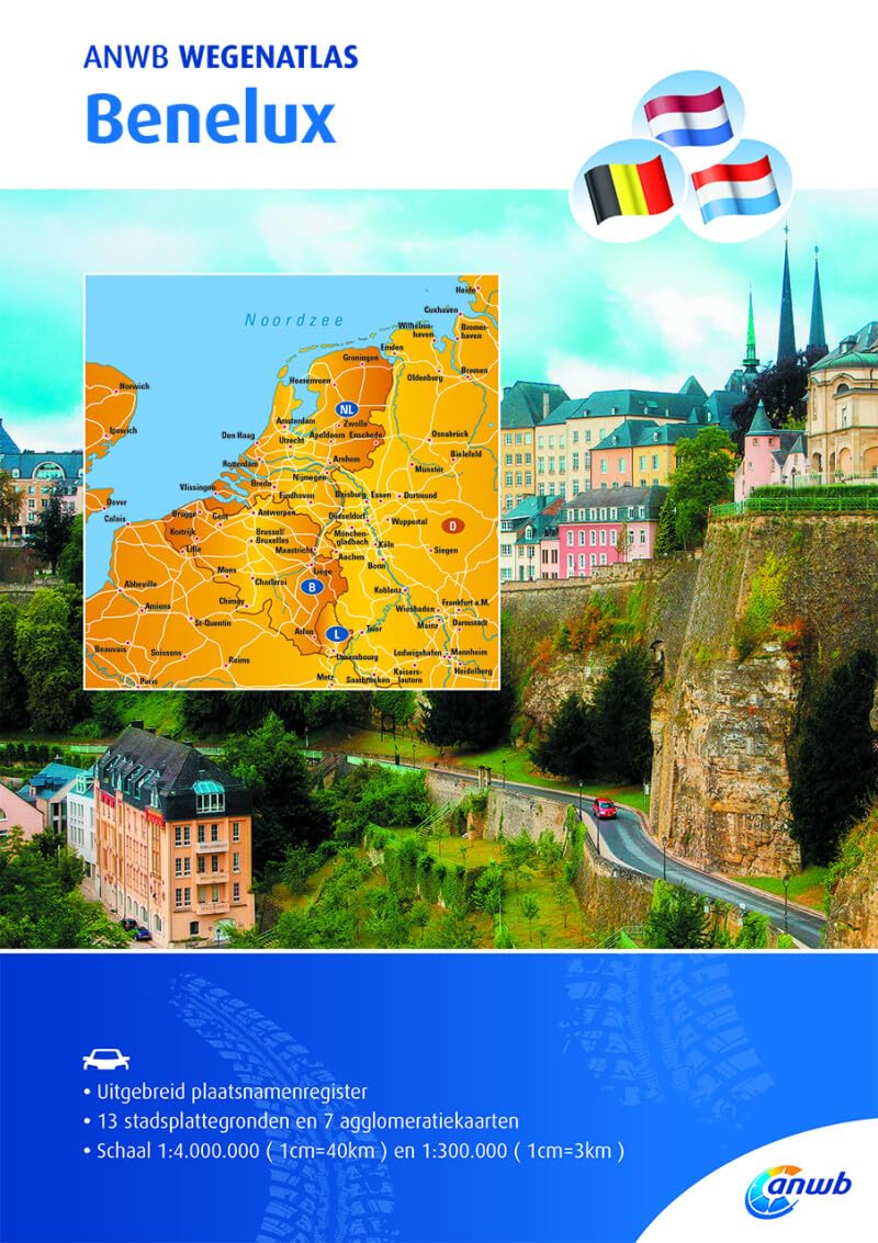 ANWB Wegenatlas Benelux Leisure, Home & Garden