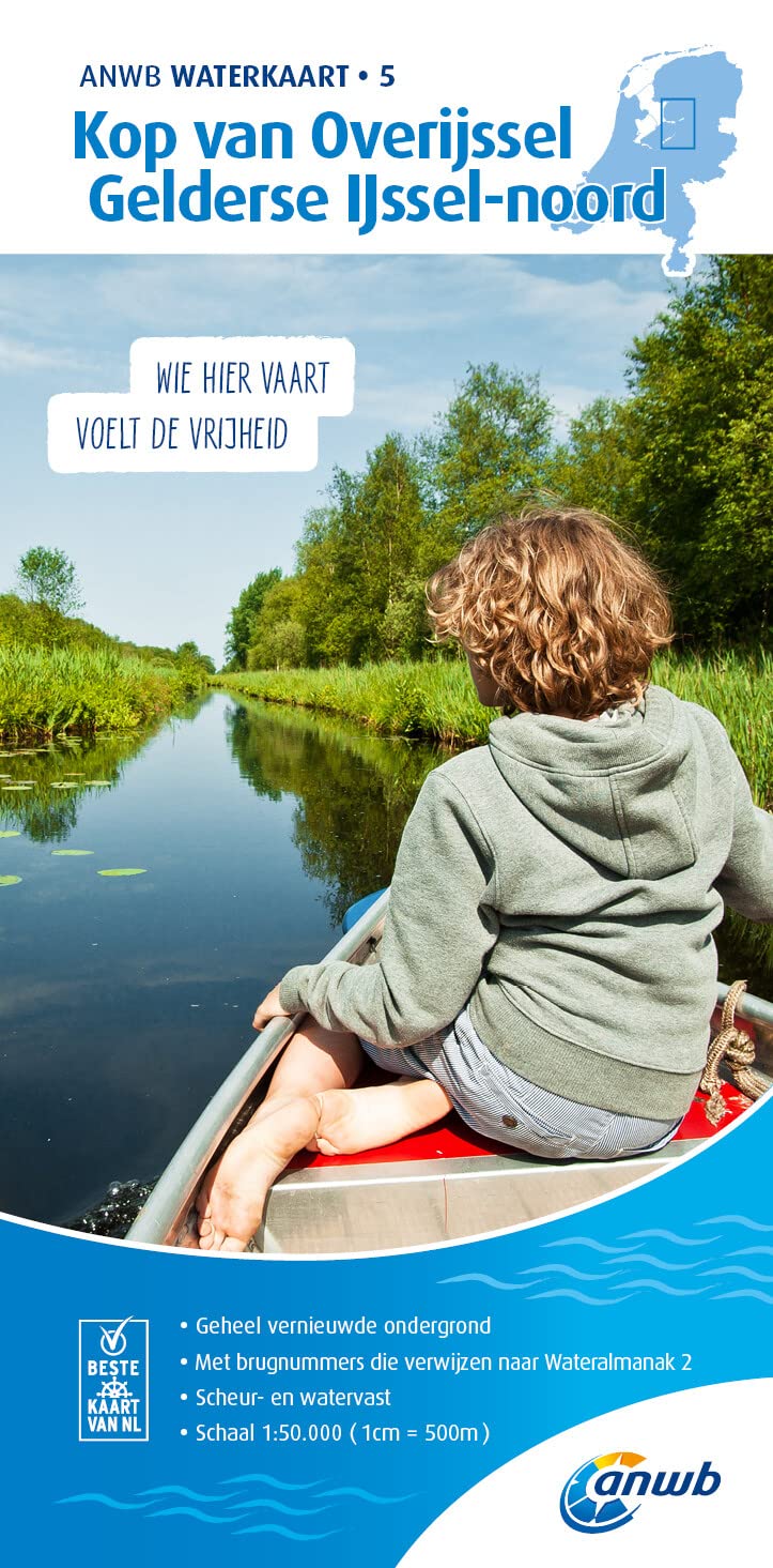 05 Kop Overijssel/Gelderse IJssel-Noord: Waterkaarten (ANWB Waterkaart, 5) Leisure, Home & Garden