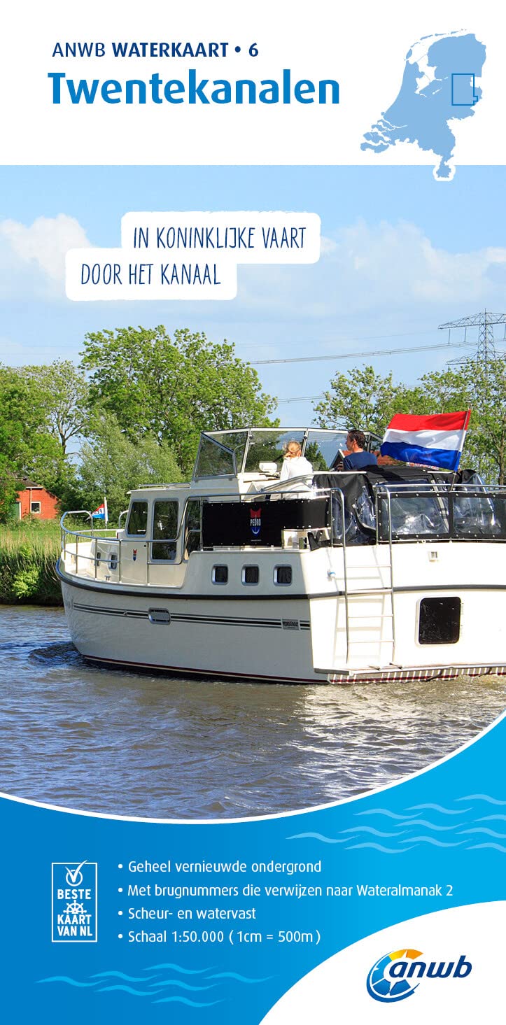Twentekanalen 1:50 000 Waterkaart: Waterkaarten (ANWB Waterkaart, 6) Leisure, Home & Garden