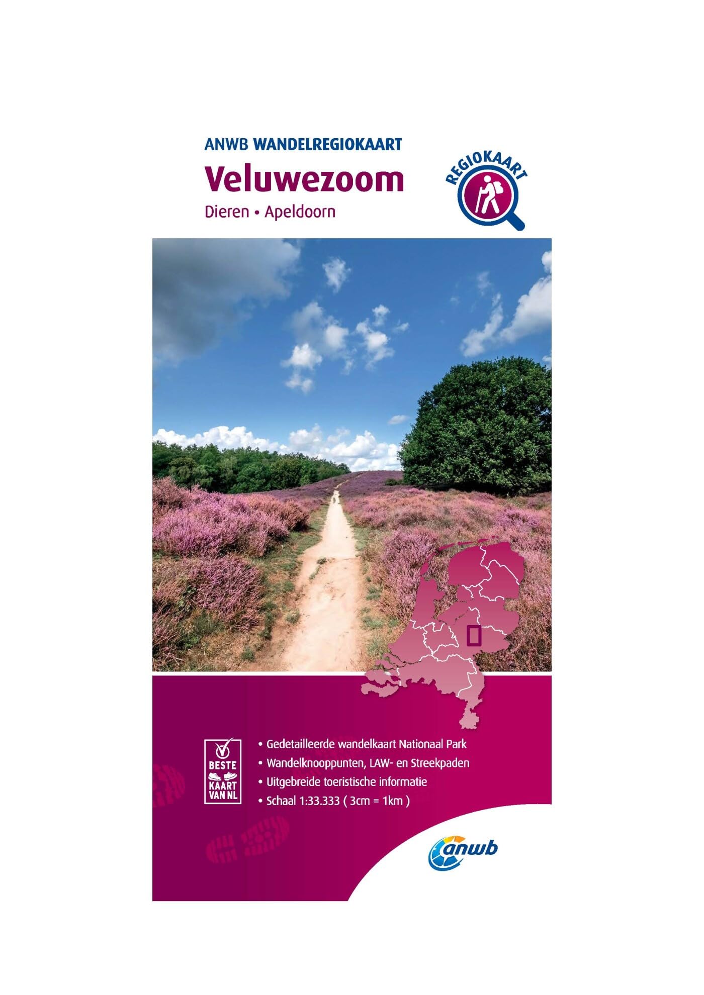 Veluwezoom (Dieren / Apeldoorn): Wandelregiokaart (Wandelregiokaarten) Leisure, Home & Garden