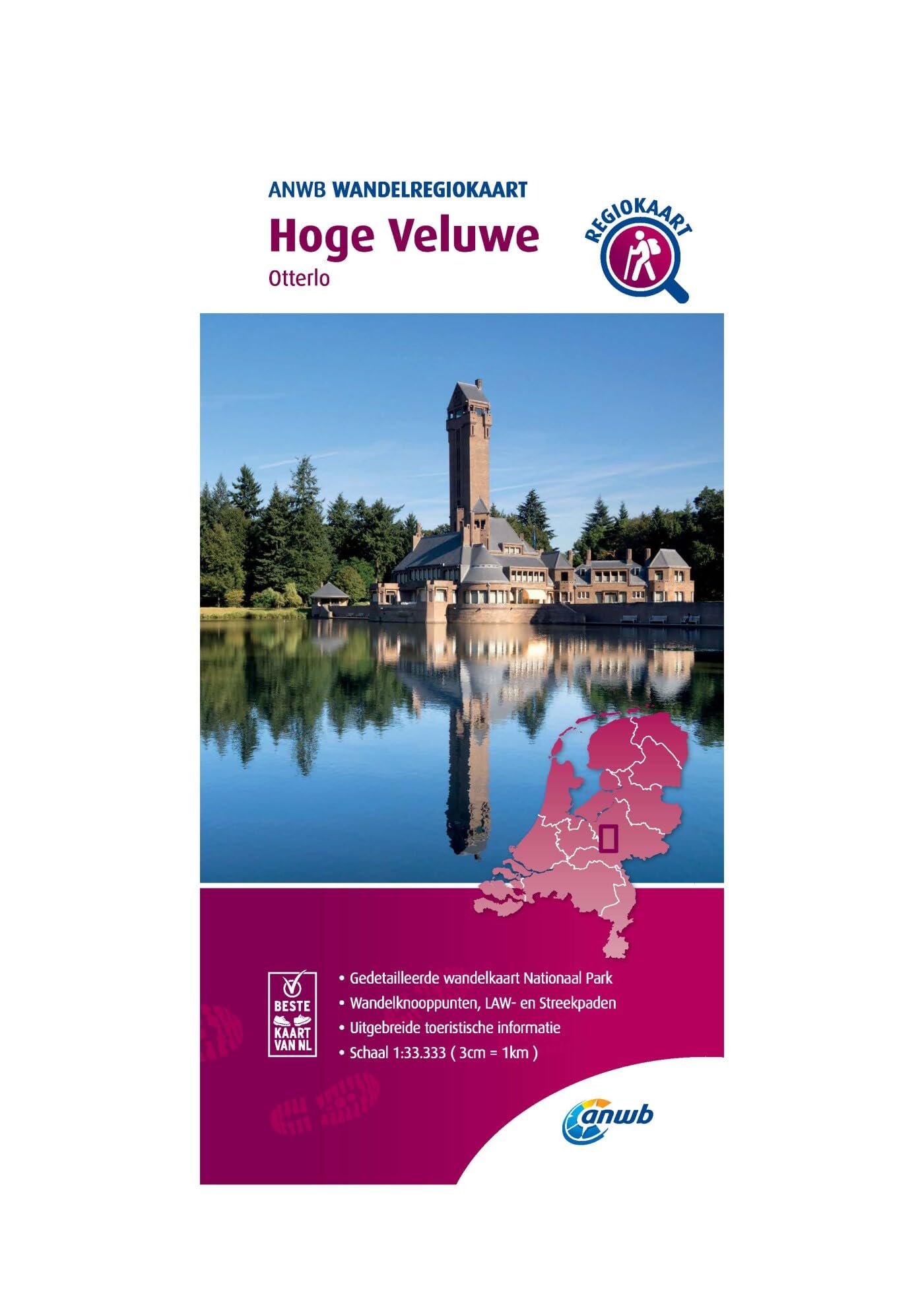 Hoge Veluwe Otterlo: Wandelregiokaart (Wandelregiokaarten) Leisure, Home & Garden