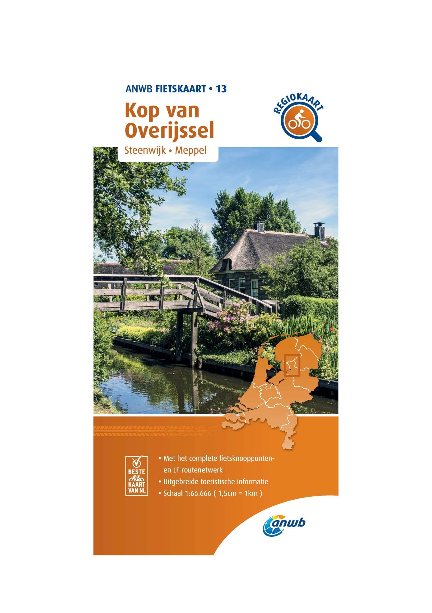 Kop van Overijssel (Steenwijk / Meppel) 1 : 66 000 Leisure, Home & Garden