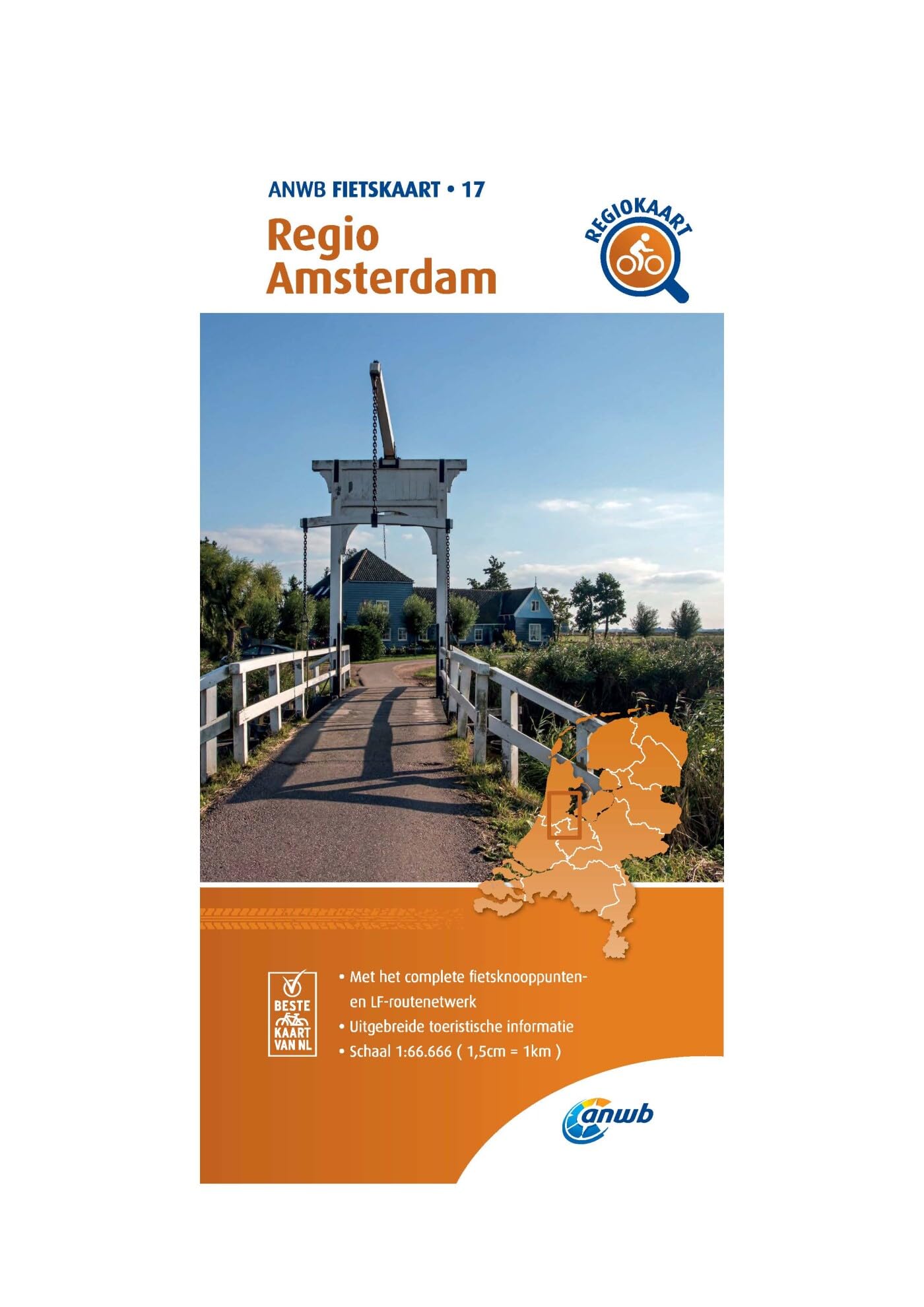 17 Regio Amsterdam: Fietskaart mit Radwegen (Fietskaarten, Band 17) Leisure, Home & Garden