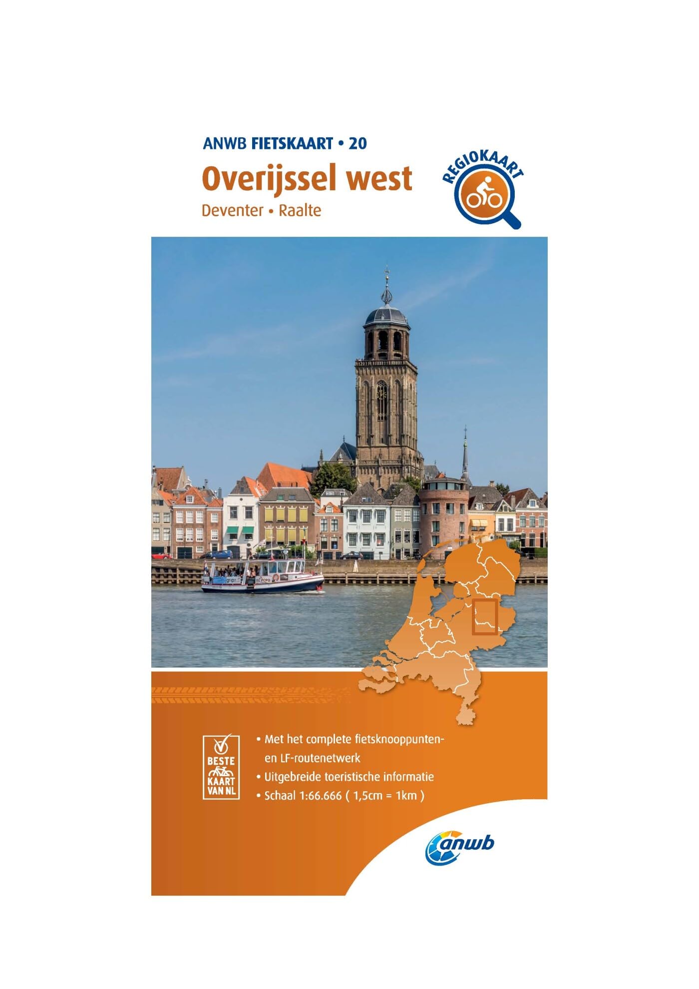 20 Overijssel west (Deventer/Raalte) 1:66 000 Leisure, Home & Garden