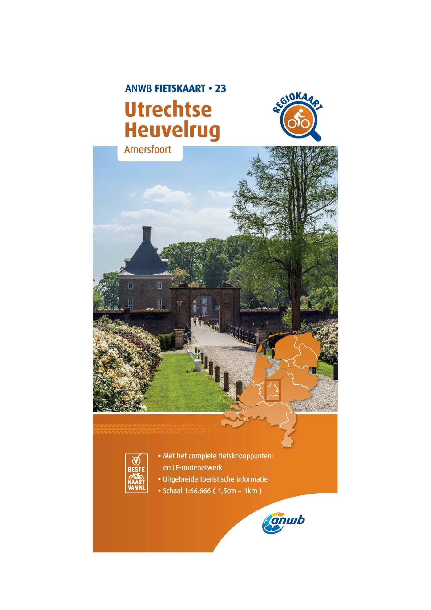 23 Utrechtse Heuvelrug (Amersfoort): Fietskaart mit Radwegen (Fietskaarten, Band 23) Leisure, Home & Garden