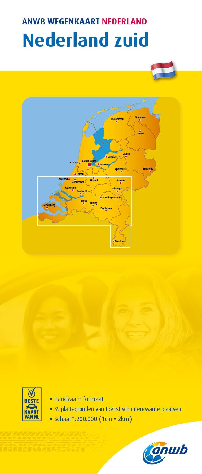Wegenkaart Nederland zuid Leisure, Home & Garden