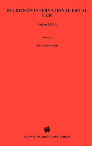 Studies on International Fiscal Law book