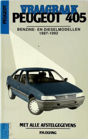 VRAAGBAAK PEUGEOT 405 BENZ DIES 87-92 Books