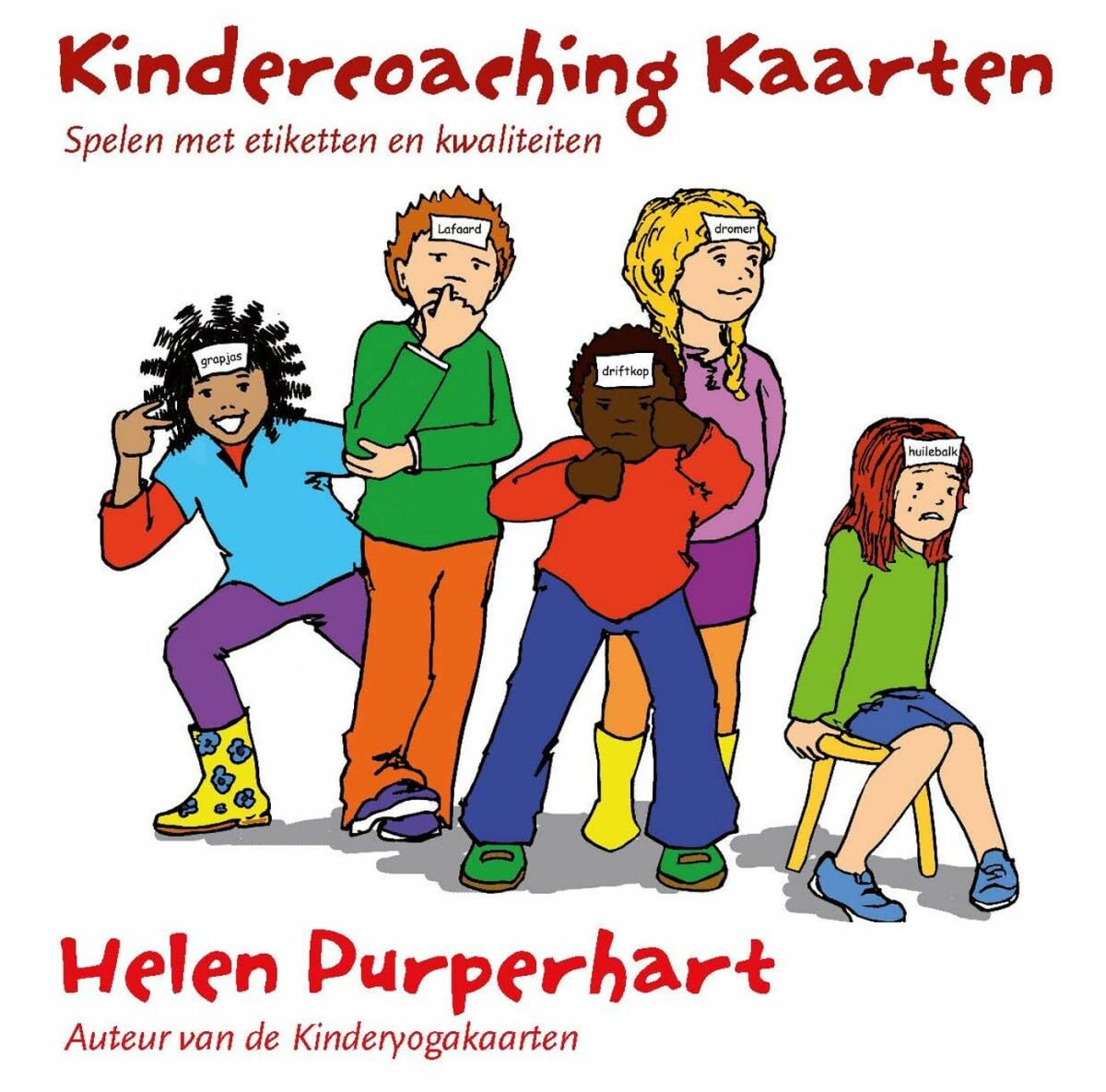 Kindercoaching kaarten: Spelen met etiketten en kwaliteiten (Kinderyoga) Study Guides