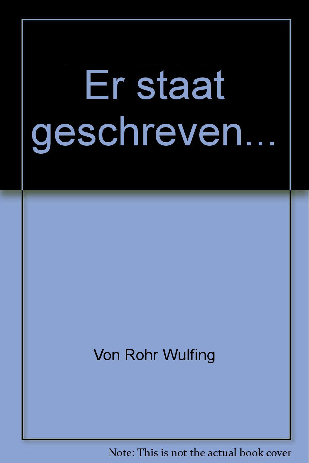 Er staat geschreven... Books
