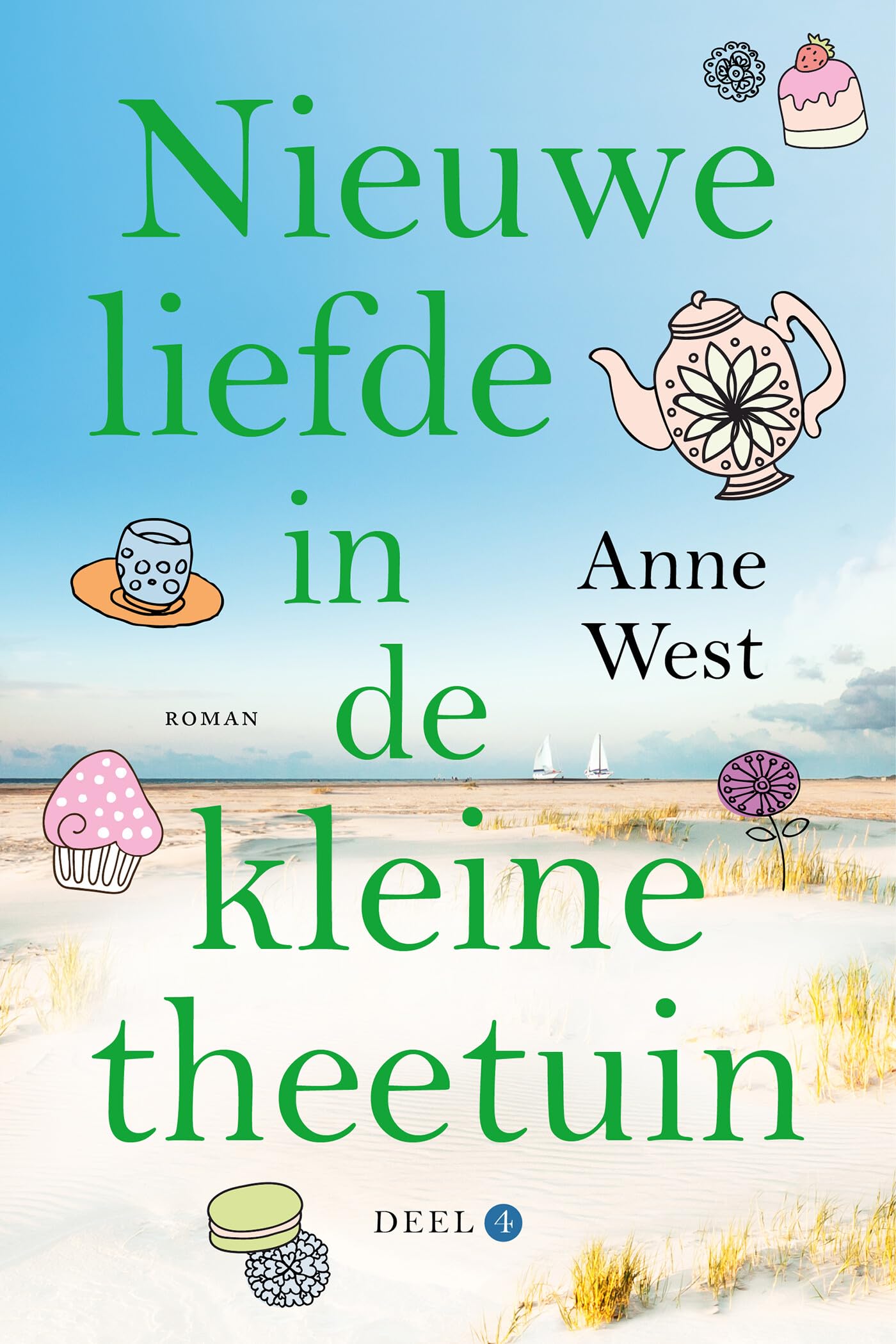 Nieuwe liefde in de kleine theetuin (Theetuin-serie, 4) Humour & Satire
