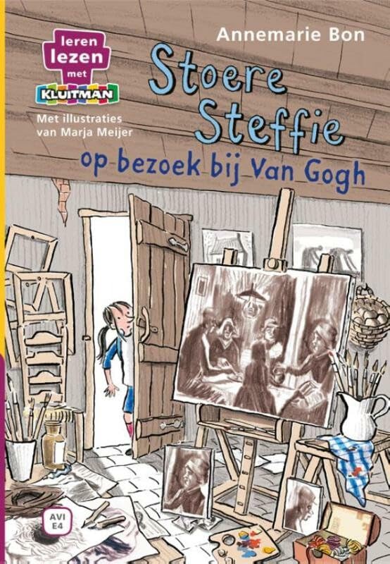 Stoere Steffie op bezoek bij van Gogh book