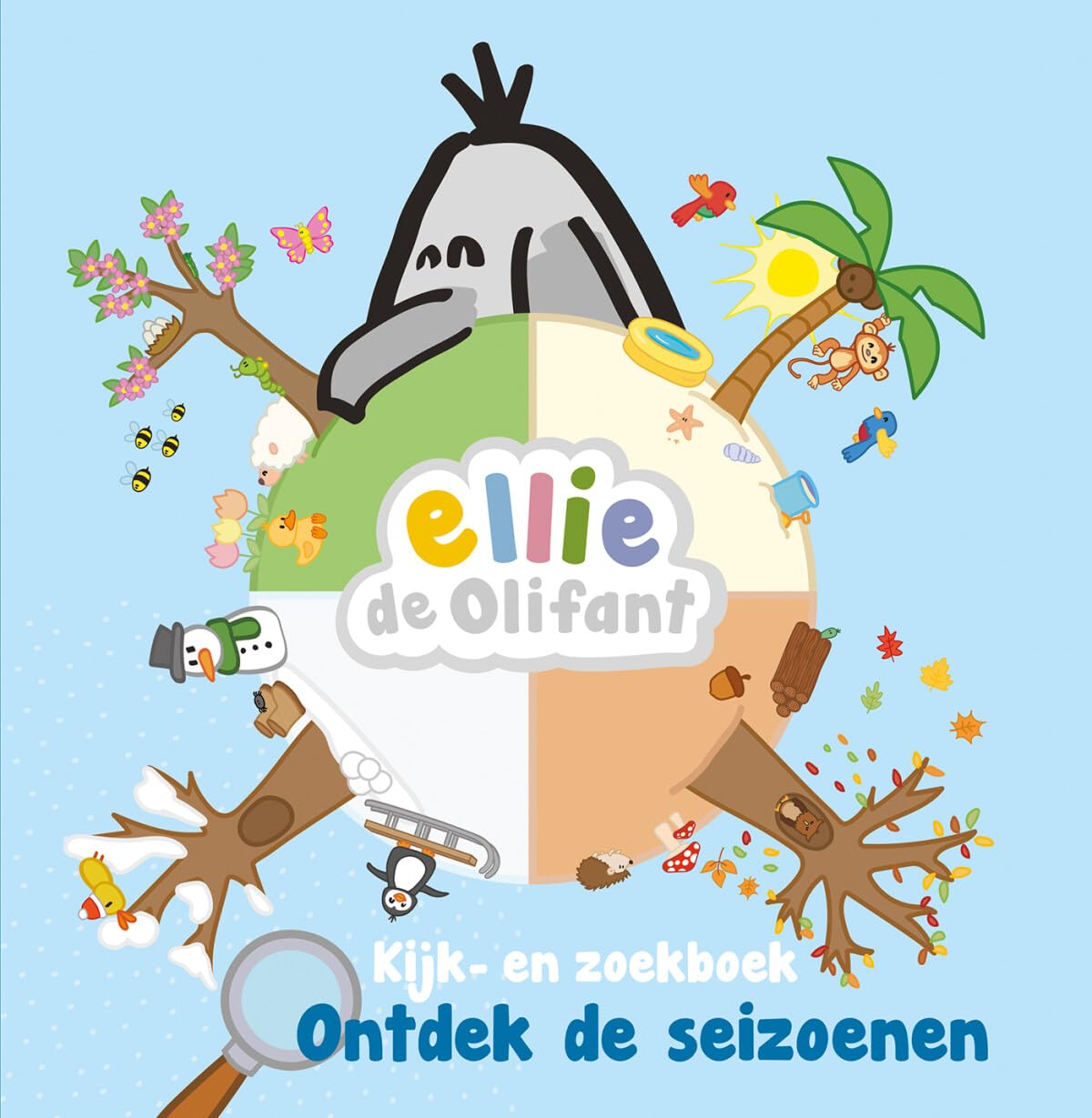 Ontdek de seizoenen: kijk-en zoekboek book