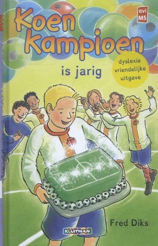 Koen Kampioen is jarig: dyslexie book