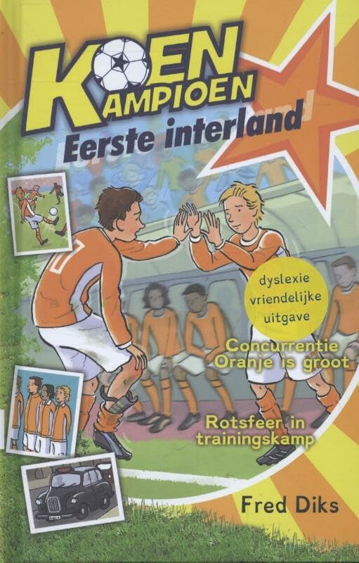 Eerste interland: dyslexie vriendelijke uitgave book