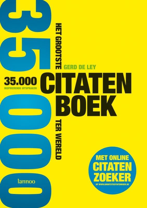 Het grootste citatenboek ter wereld: 35.000 inspirerende uitspraken book