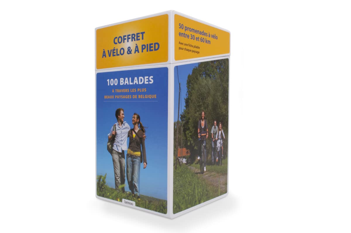 Coffret à vélo et à pied: à travers les paysages de Belgique Leisure & Fun