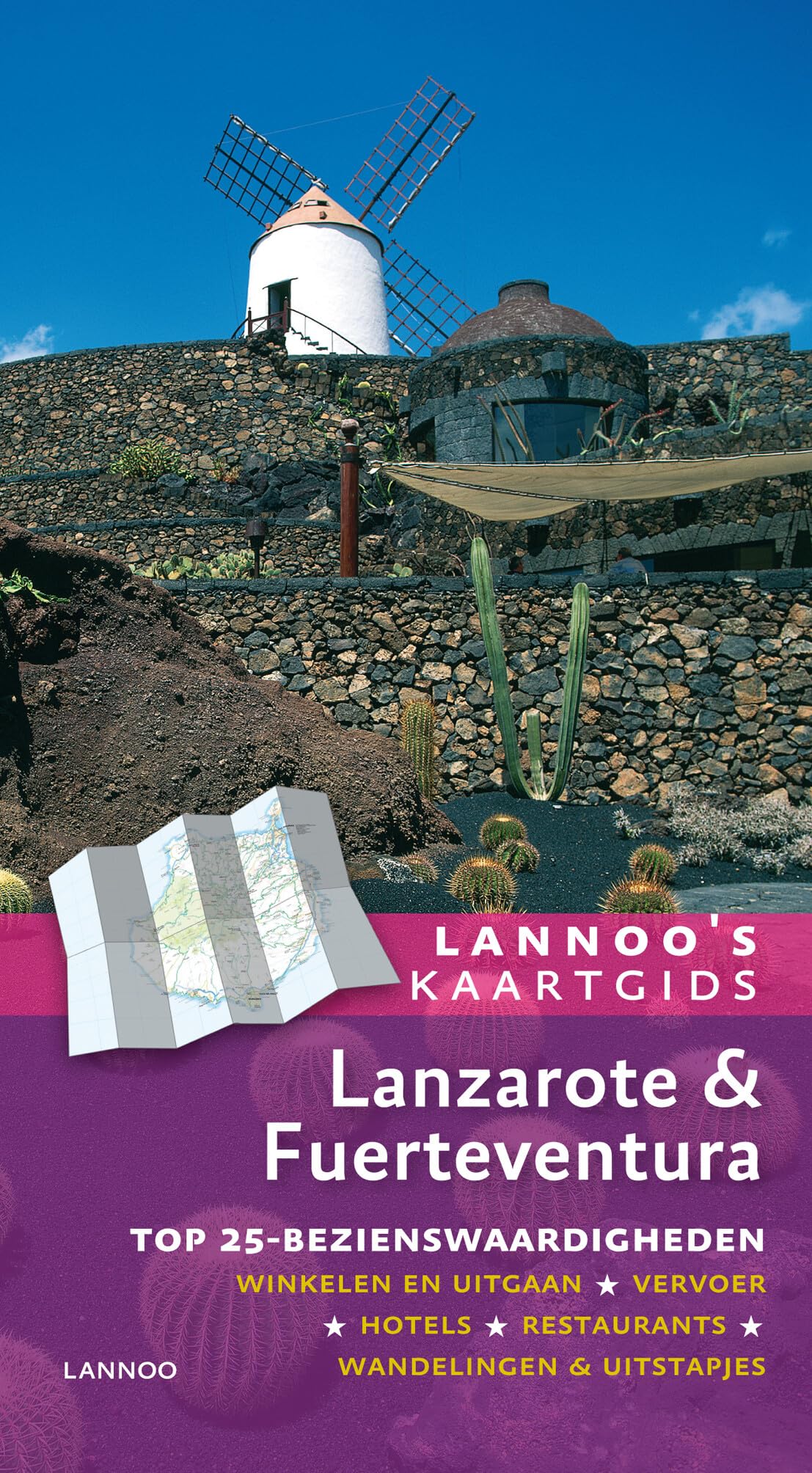 Lannoo's Kaartgids Lanzarote & Fuerteventura book