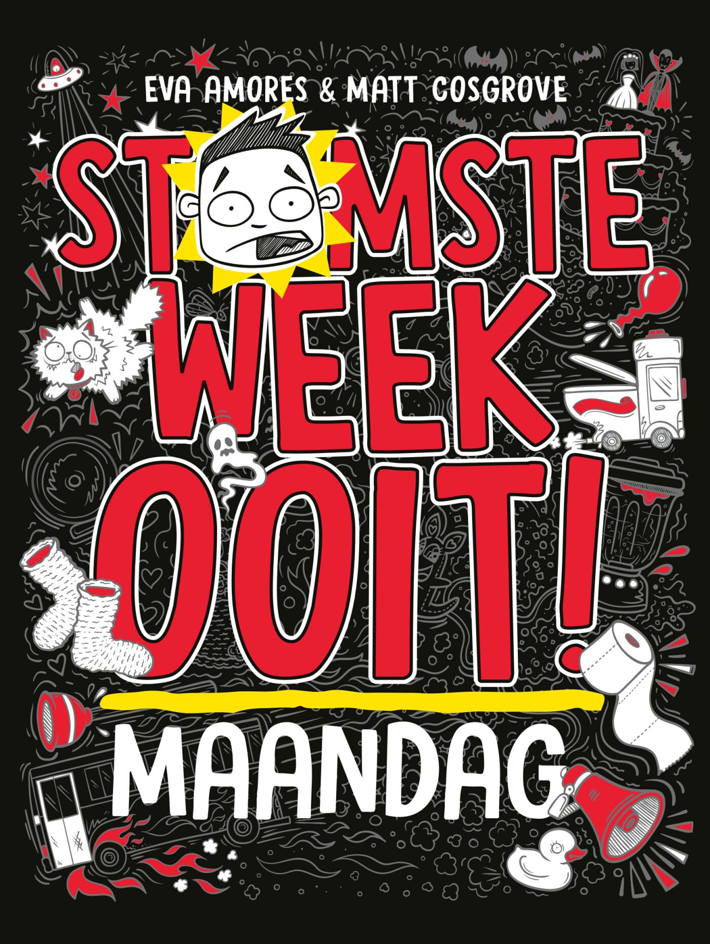 Maandag: tekst Matt Cosgrove en Eva-Janet Amores ; illustraties Matt Cosgrove (Stomste week ooit, 1) Manga