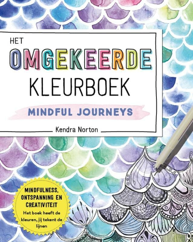 Het omgekeerde kleurboek - Mindful Journeys book