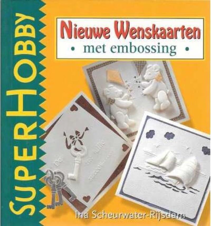 Nieuwe wenskaarten met embossing book