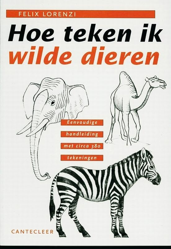 Hoe teken ik wilde dieren: eenvoudige handleiding met circa 380 tekeningen book