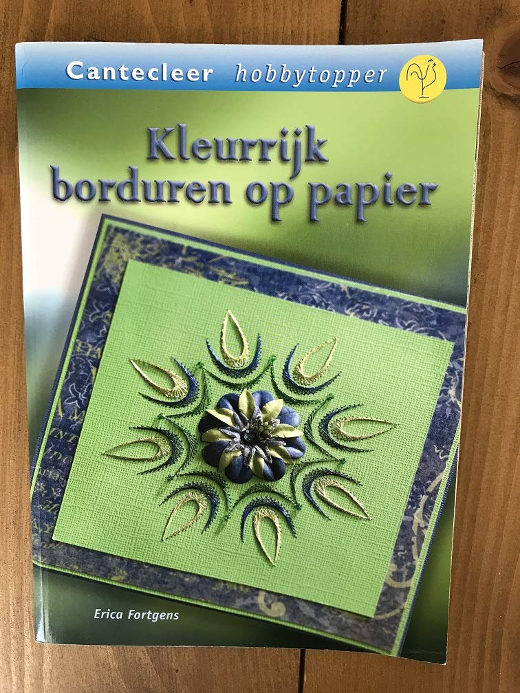 Kleurrijk borduren op papier book