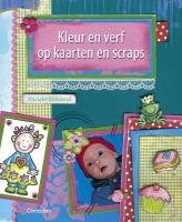 Kleur en verf op kaarten en scraps book