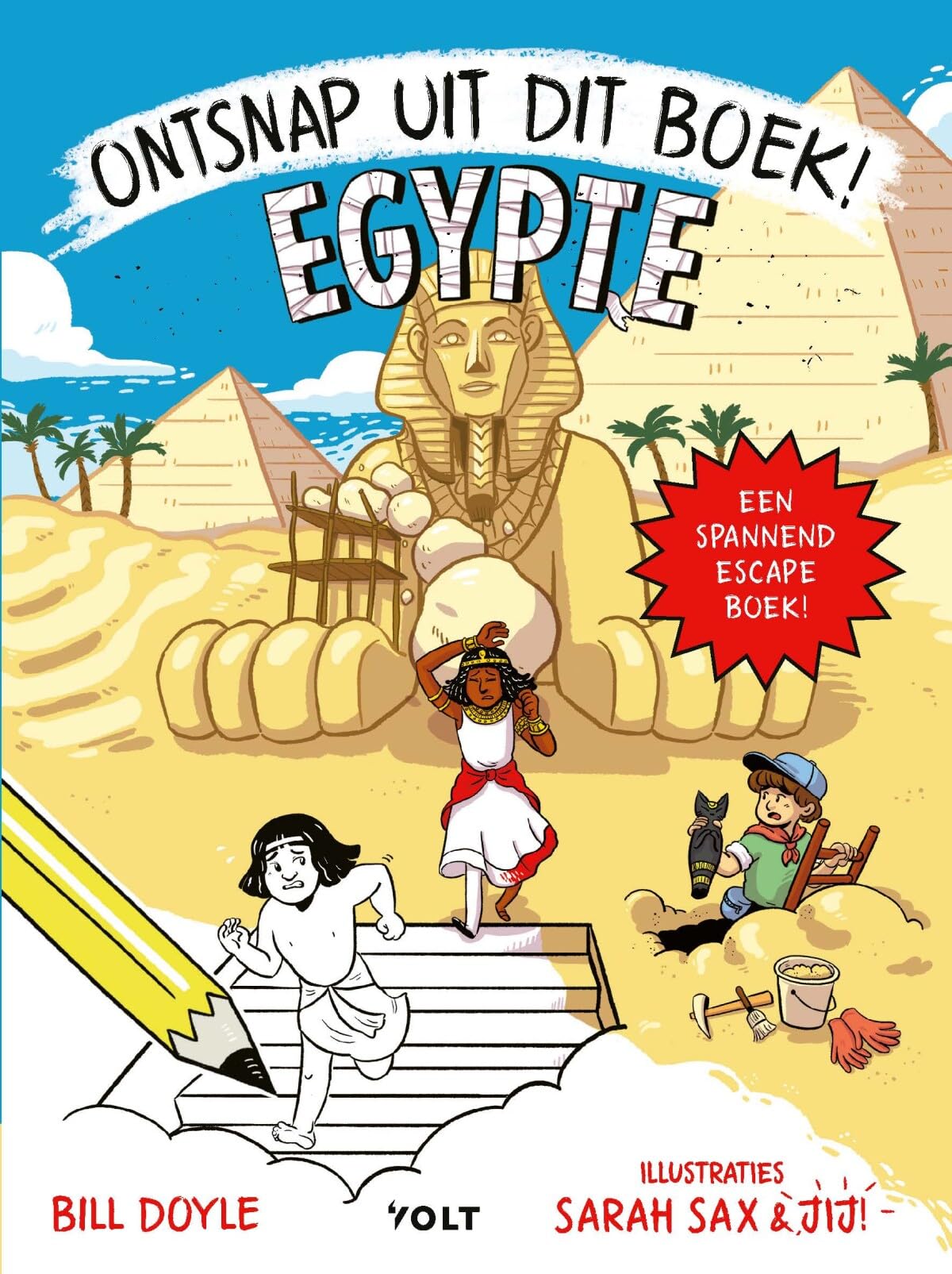 Ontsnap uit dit boek-Egypte: Een spannend escape boek book