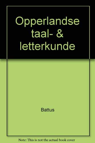 Opperlandse taal en letterkunde Books