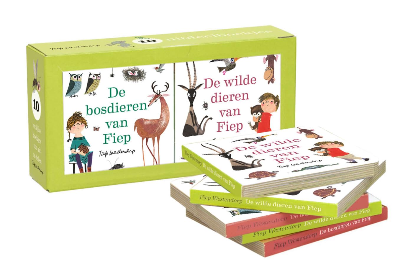 Uitdeelboekjes van Fiep Westendorp: De bosdieren van Fiep & De wilde dieren van Fiep Non-fiction