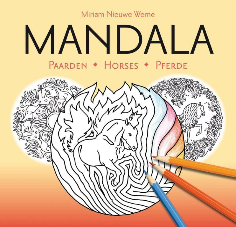 Mandala: paarden - horses - pferde book