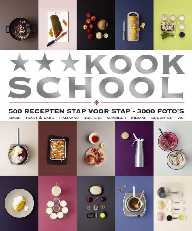 ***Kookschool: 500 recepten stap voor stap Leisure, Home & Garden