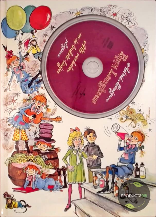 Pippi Langkous: met al haar kleurige avonturen in één groot boek vol tekeningen book