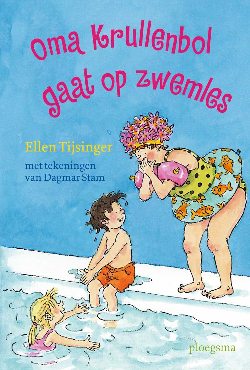 Oma Krullenbol gaat op zwemles book