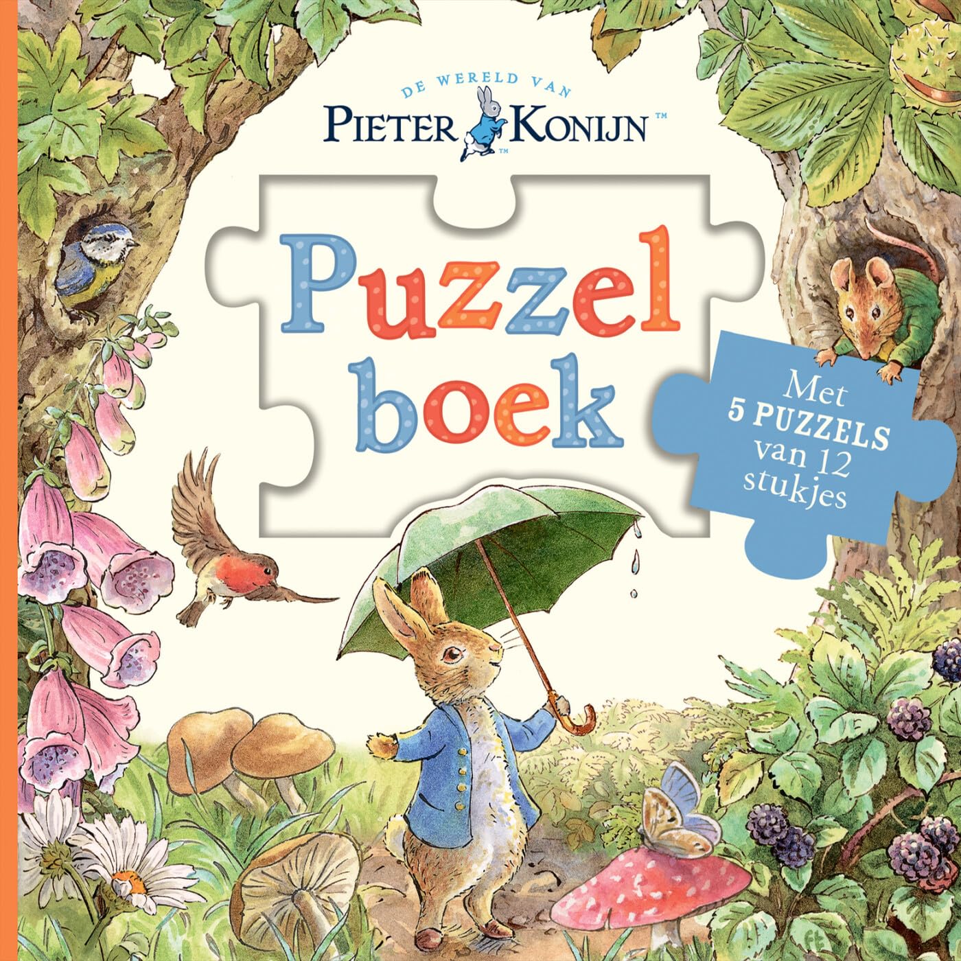 Pieter Konijn - Puzzelboek: Met 5 puzzels van 12 stukjes book