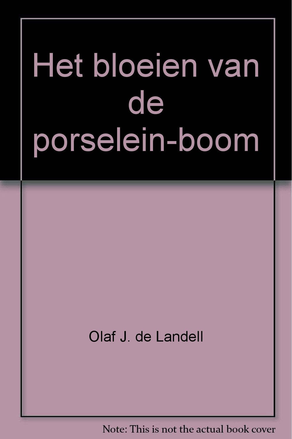 Bloeien van de porselein-boom book
