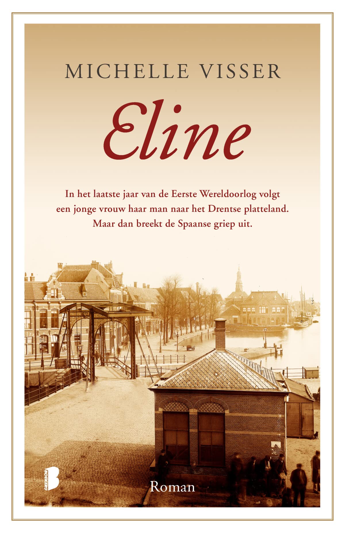 Eline: In het laatste jaar van de Eerste Wereldoorlog volgt een vrouw haar man naar het Drentse platteland. Maar dan breekt de Spaanse griep uit. Contemporary literature
