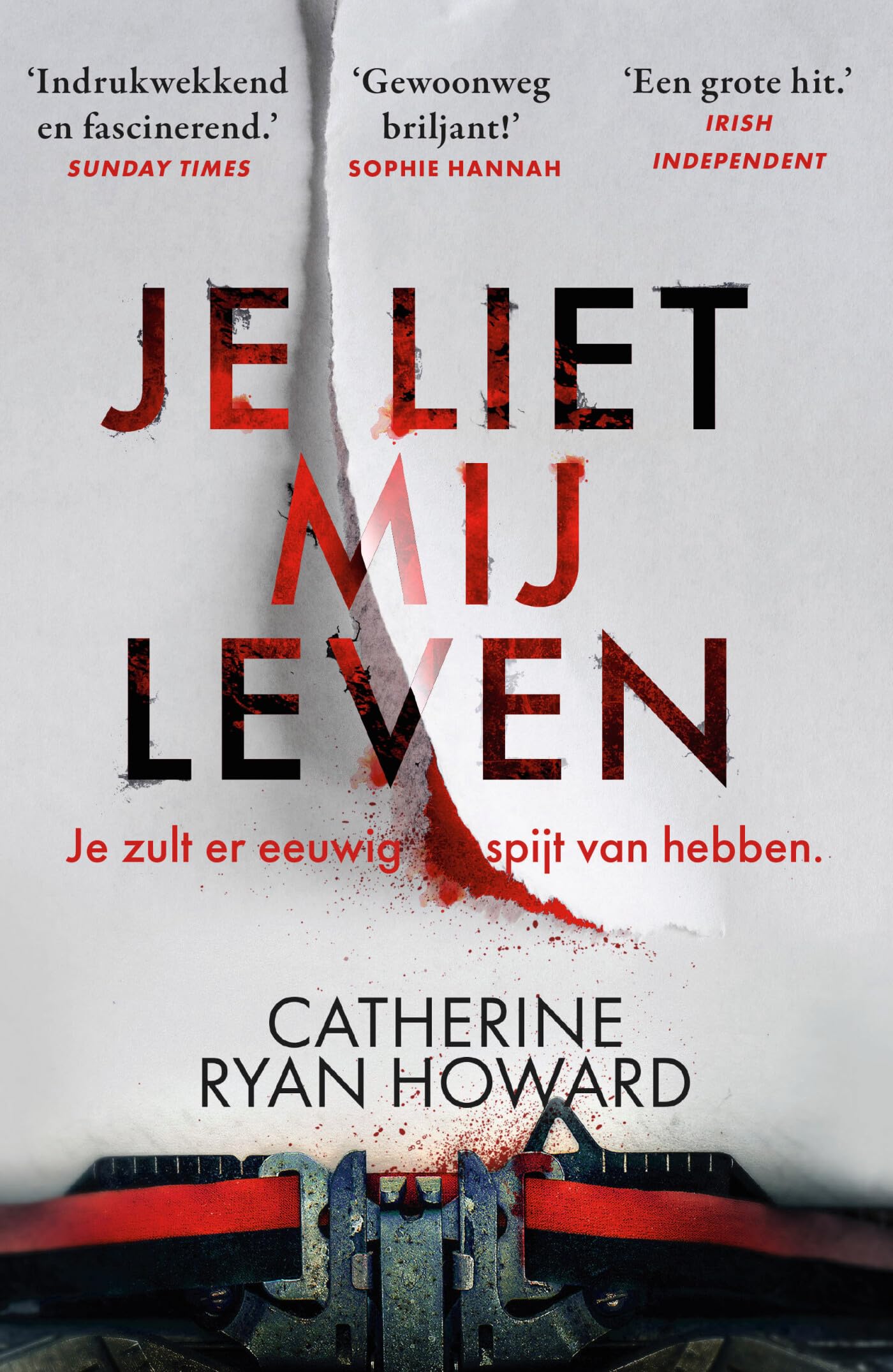 Je liet mij leven: Je zult er eeuwig spijt van hebben Contemporary literature