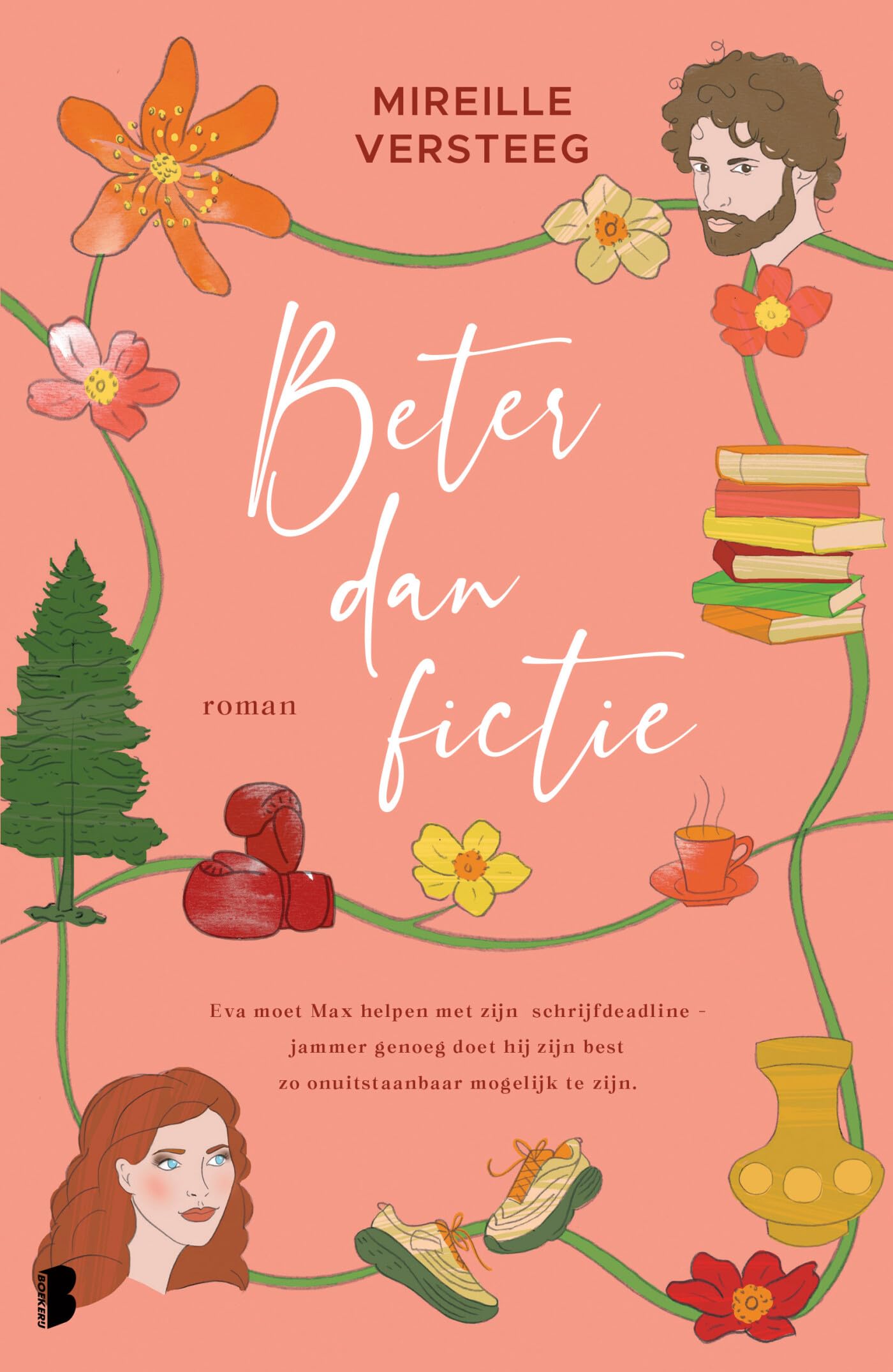 Beter dan fictie: Eva moet Max helpen met zijn schrijfdeadline - helaas doet hij zijn best zo onuitstaanbaar mogelijk te zijn. Contemporary literature