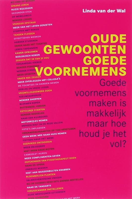 Oude gewoonten, goede voornemens book