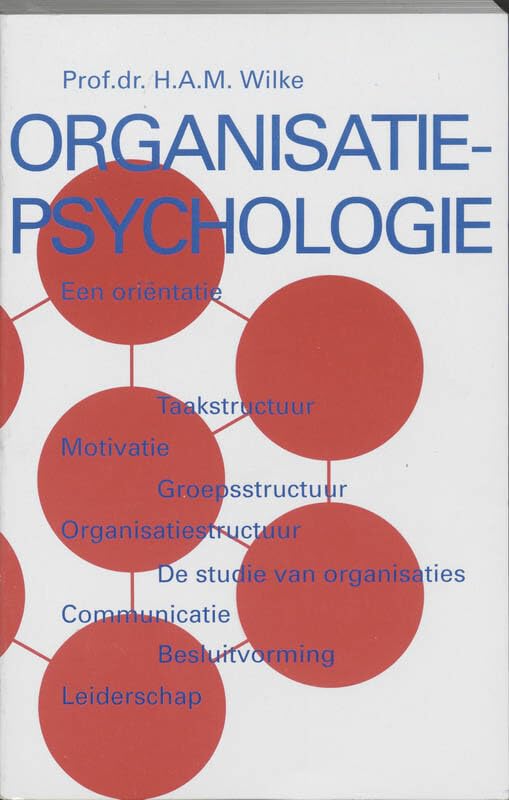 Organisatiepsychologie: een orientatie book