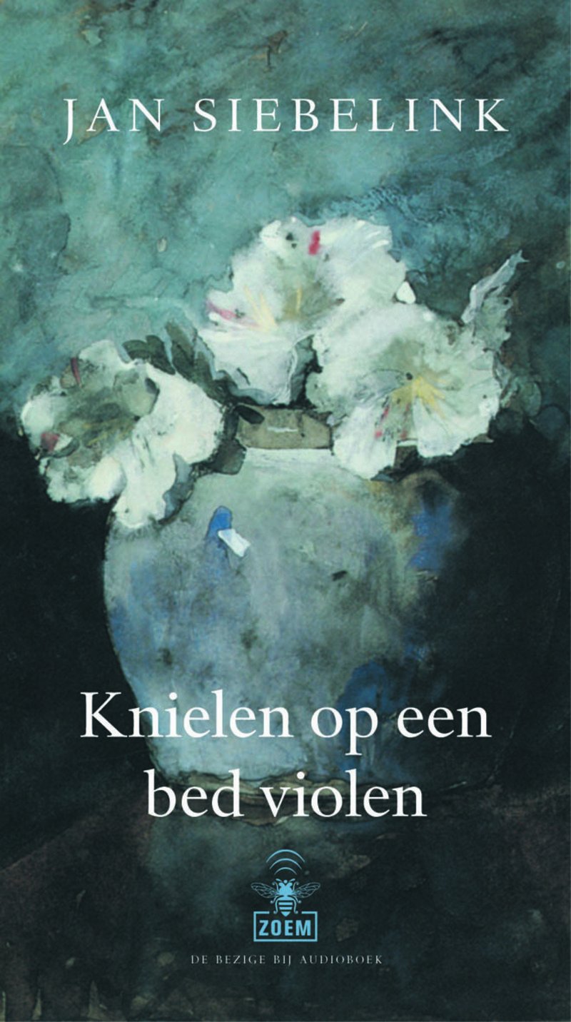 Knielen op een bed violen book