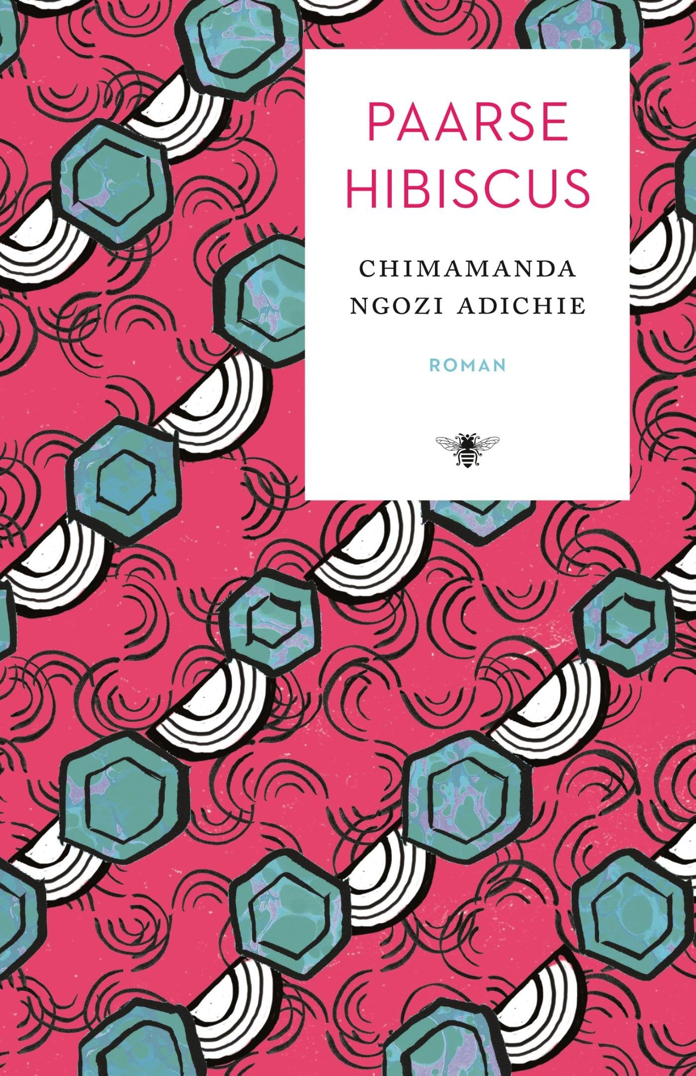 Paarse hibiscus book