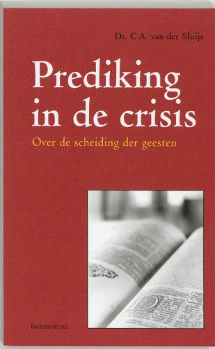 PREDIKING IN DE CRISIS: over de scheiding der geesten Religion & Esotericism