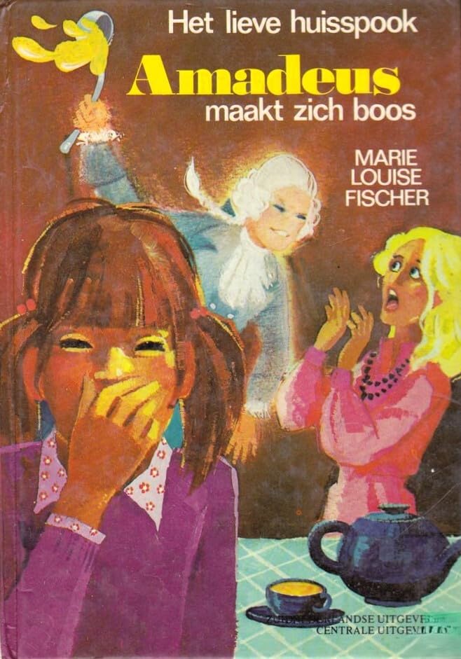 Het lieve huisspook Amadeus maakt zich boos Books