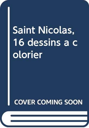 Kleurplaten Sinterklaas / Saint Nicolas 16 dessins à colorier Books