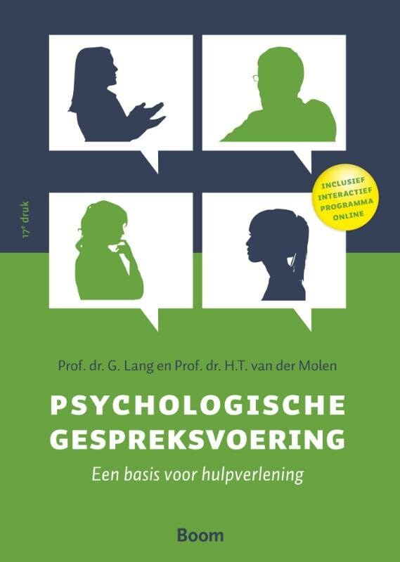 Psychologische gespreksvoering: een basis voor hulpverlening Psychology